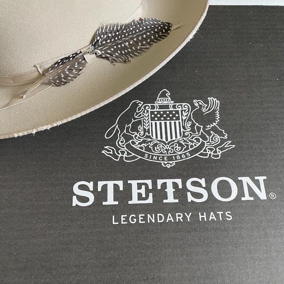 Stetson 1865 Distressed Open Road Royal Deluxe hat - Picture 2 of 9